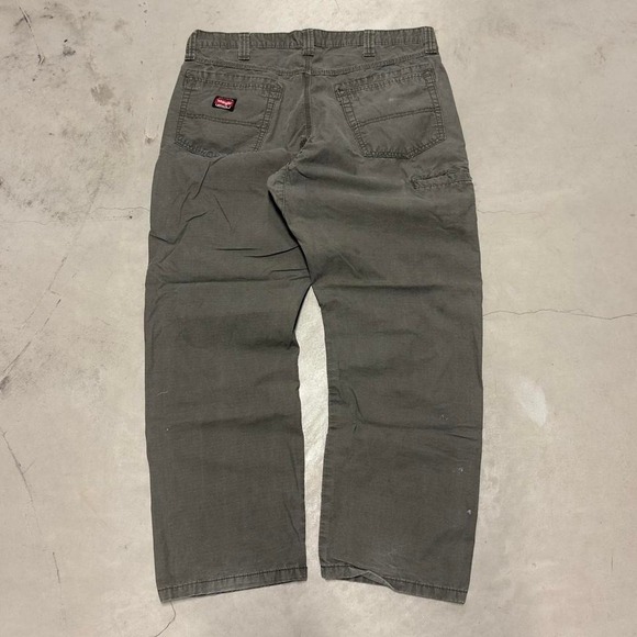 Vintage Forest green wrangler ripstop work pants - Picture 4 of 6
